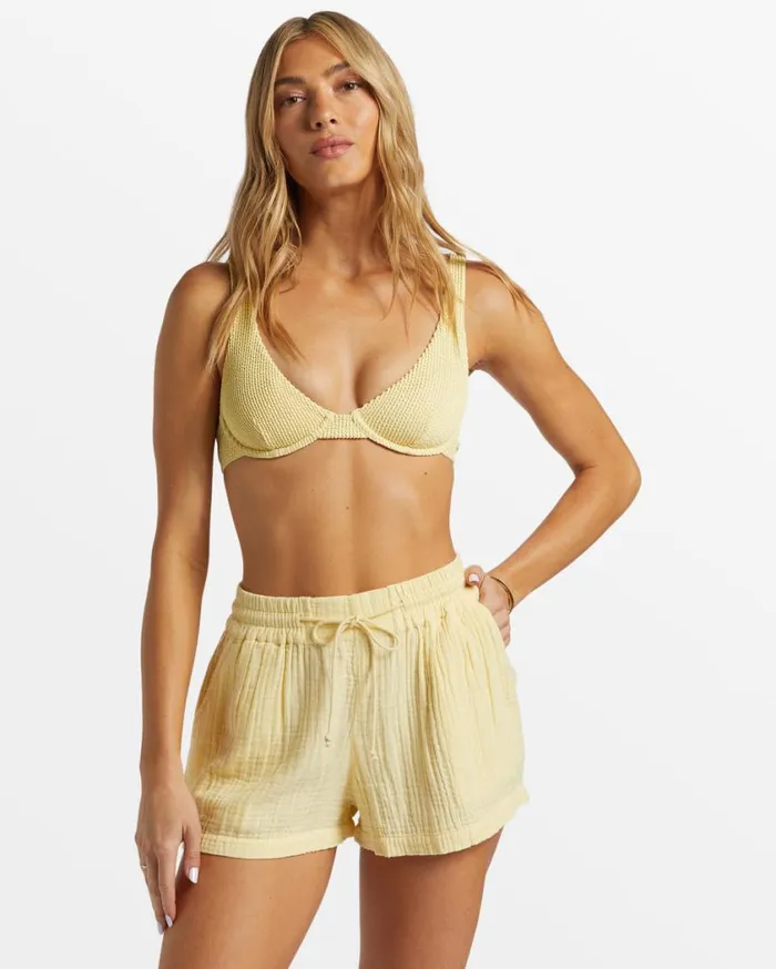 Billabong Day Tripper Shorts Mellow Yellow Womens Shorts Billabong Day Tripper Shorts Mellow Yellow Womens Shorts