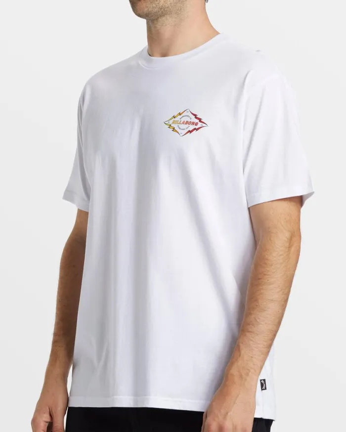 Billabong Diamond Spear TShirt White Mens TShirts Billabong Diamond Spear TShirt White Mens TShirts