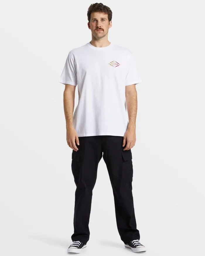 Billabong Diamond Spear TShirt White Mens TShirts Billabong Diamond Spear TShirt White Mens TShirts