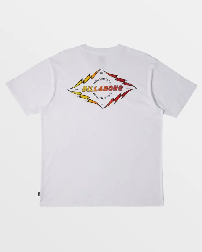 Billabong Diamond Spear TShirt White Mens TShirts Billabong Diamond Spear TShirt White Mens TShirts