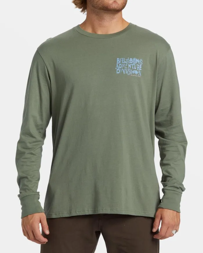 Billabong Diversity Long Sleeve Tshirt Fern Mens TShirts Billabong Diversity Long Sleeve Tshirt Fern Mens TShirts
