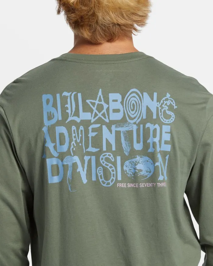Billabong Diversity Long Sleeve Tshirt Fern Mens TShirts Billabong Diversity Long Sleeve Tshirt Fern Mens TShirts
