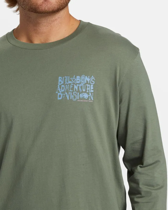 Billabong Diversity Long Sleeve Tshirt Fern Mens TShirts Billabong Diversity Long Sleeve Tshirt Fern Mens TShirts