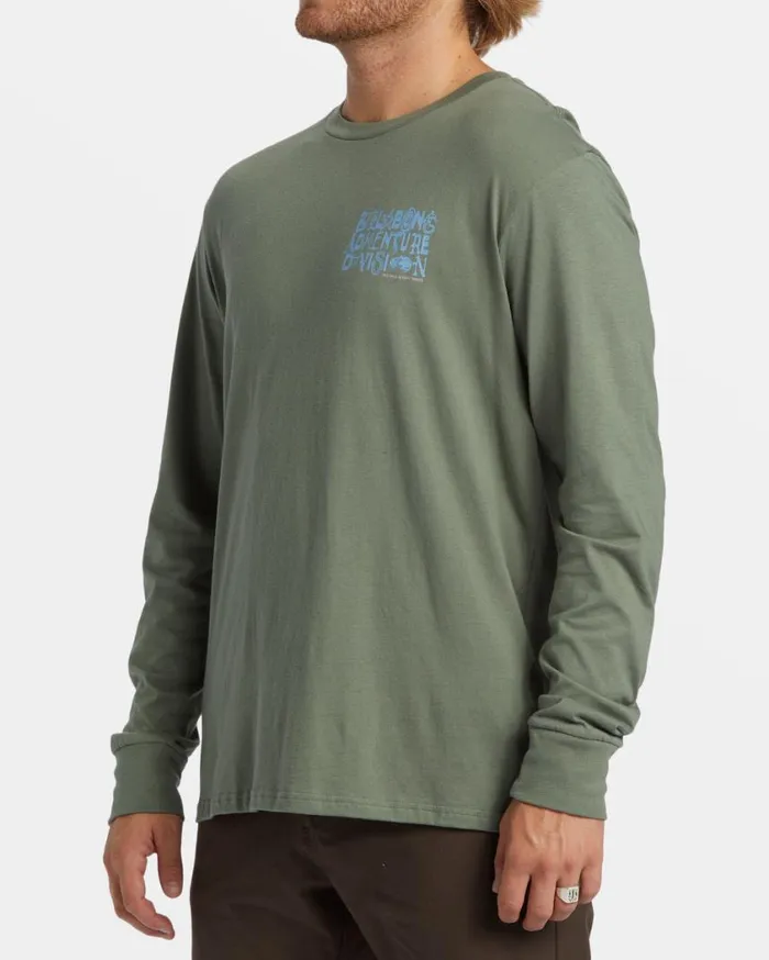 Billabong Diversity Long Sleeve Tshirt Fern Mens TShirts Billabong Diversity Long Sleeve Tshirt Fern Mens TShirts