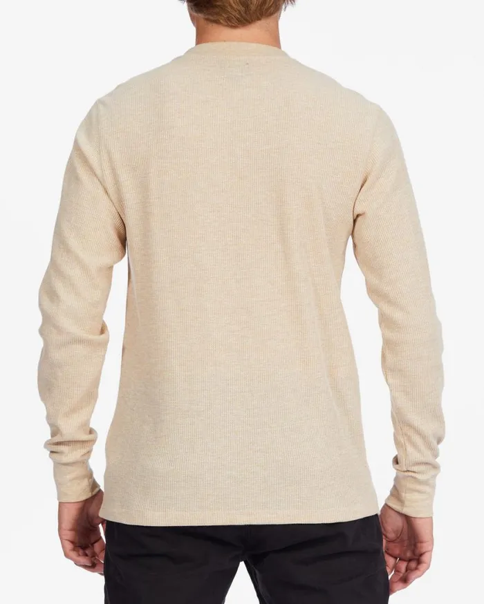 Billabong Essential Long Sleeve Thermal Sand Heather Mens Shirts