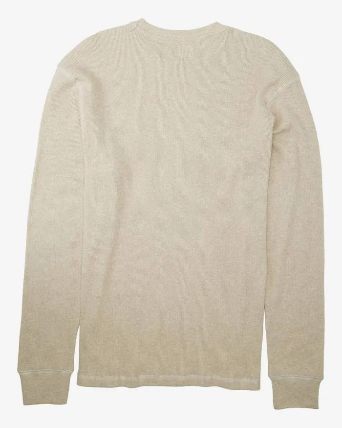 Billabong Essential Long Sleeve Thermal Sand Heather Mens Shirts