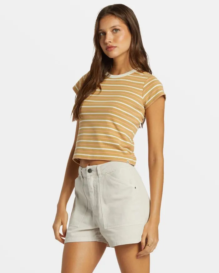 Billabong Feelin It TShirt Hemp 2 Womens Tops Billabong Feelin It TShirt Hemp 2 Womens Tops
