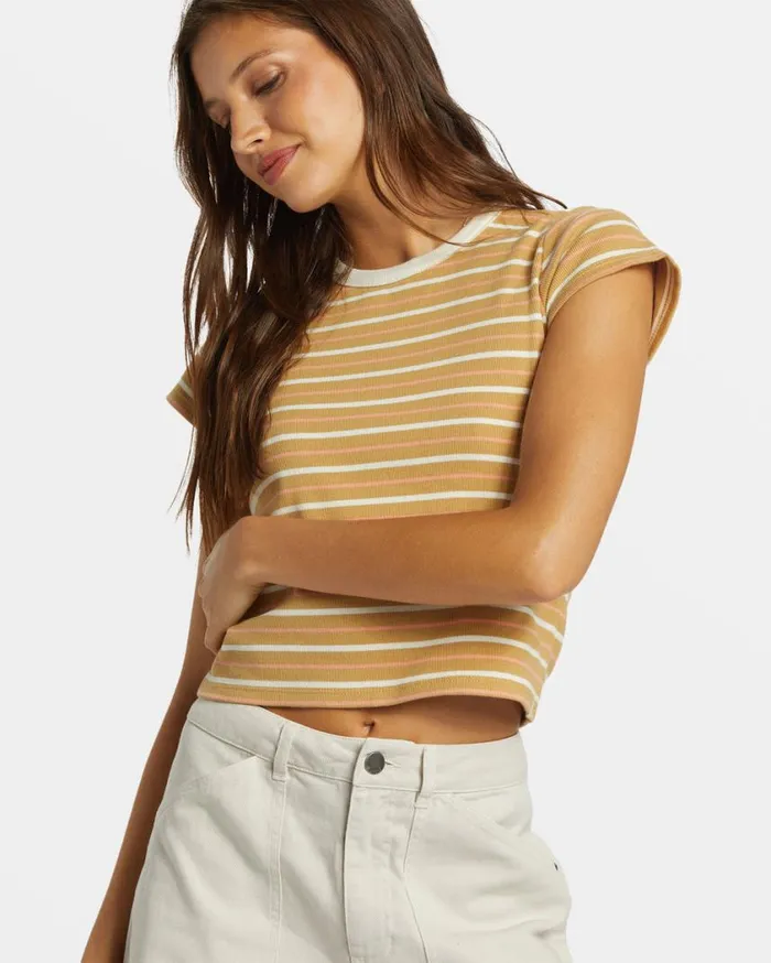 Billabong Feelin It TShirt Hemp 2 Womens Tops Billabong Feelin It TShirt Hemp 2 Womens Tops