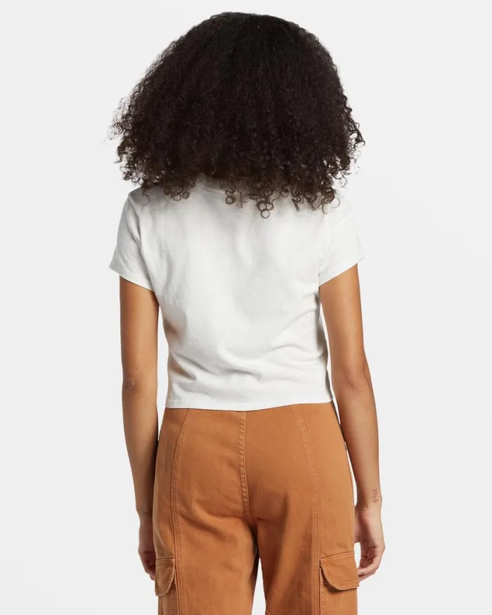 Billabong Go Your Own Way TShirt Salt Crystal Womens Tops Billabong Go Your Own Way TShirt Salt Crystal Womens Tops