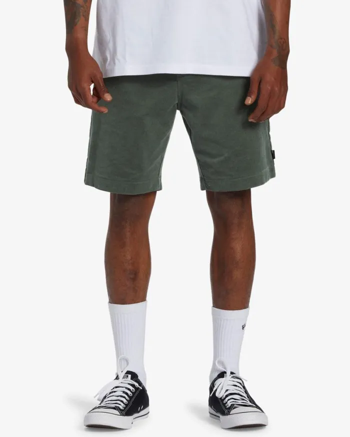 Billabong Larry Layback Corduroy 18034 Elastic Waist Shorts Surplus Mens Shorts Billabong Larry Layback Corduroy 18034 Elastic Waist Shorts Surplus Mens Shorts
