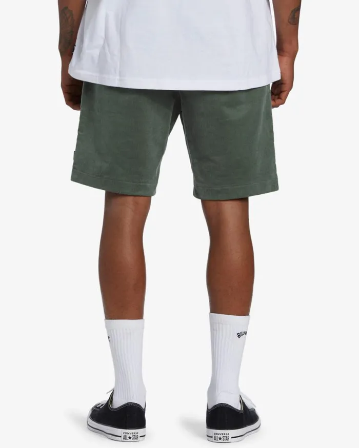 Billabong Larry Layback Corduroy 18034 Elastic Waist Shorts Surplus Mens Shorts Billabong Larry Layback Corduroy 18034 Elastic Waist Shorts Surplus Mens Shorts
