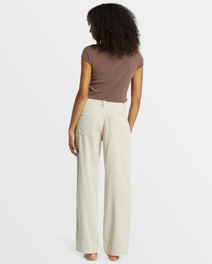 Billabong Midtown StraightLeg Corduroy Pant Moonlight Womens Jeans and Pants Billabong Midtown StraightLeg Corduroy Pant Moonlight Womens Jeans and Pants