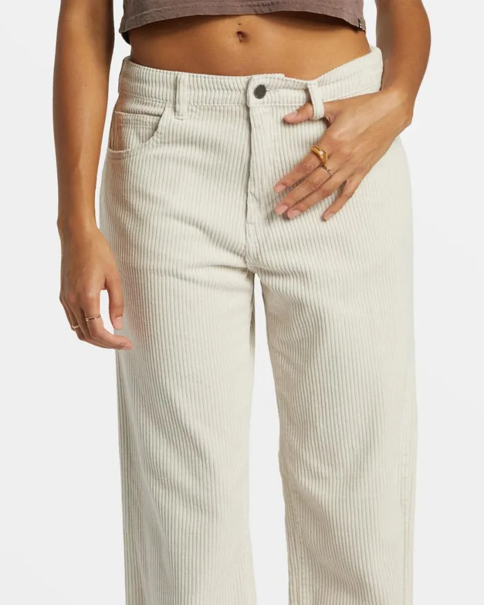 Billabong Midtown StraightLeg Corduroy Pant Moonlight Womens Jeans and Pants Billabong Midtown StraightLeg Corduroy Pant Moonlight Womens Jeans and Pants