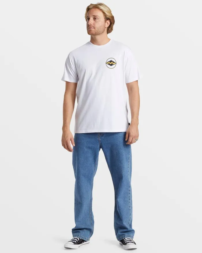 Billabong Rotor Diamond TShirt White Mens TShirts Billabong Rotor Diamond TShirt White Mens TShirts