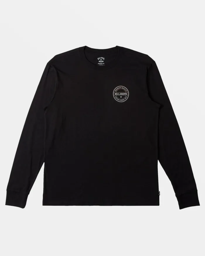 Billabong Rotor Long Sleeve Tshirt Black Mens TShirts Billabong Rotor Long Sleeve Tshirt Black Mens TShirts