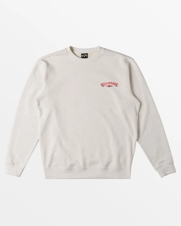 Billabong Short Sands Crew Neck Sweatshirt Oatmeal Heather Mens Hoodies and Fleece Billabong Short Sands Crew Neck Sweatshirt Oatmeal Heather Mens Hoodies and Fleece