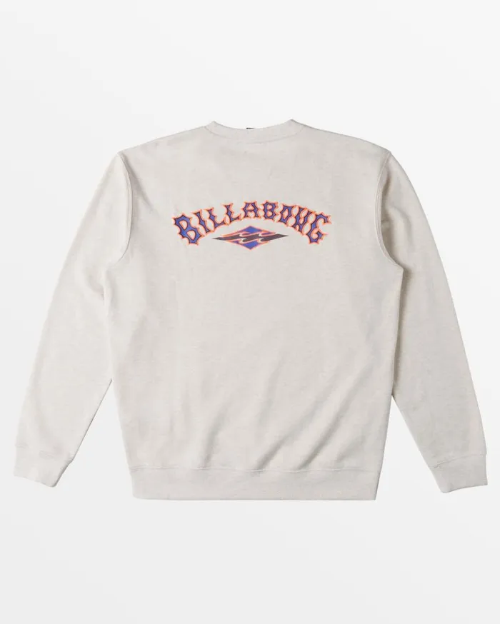 Billabong Short Sands Crew Neck Sweatshirt Oatmeal Heather Mens Hoodies and Fleece Billabong Short Sands Crew Neck Sweatshirt Oatmeal Heather Mens Hoodies and Fleece