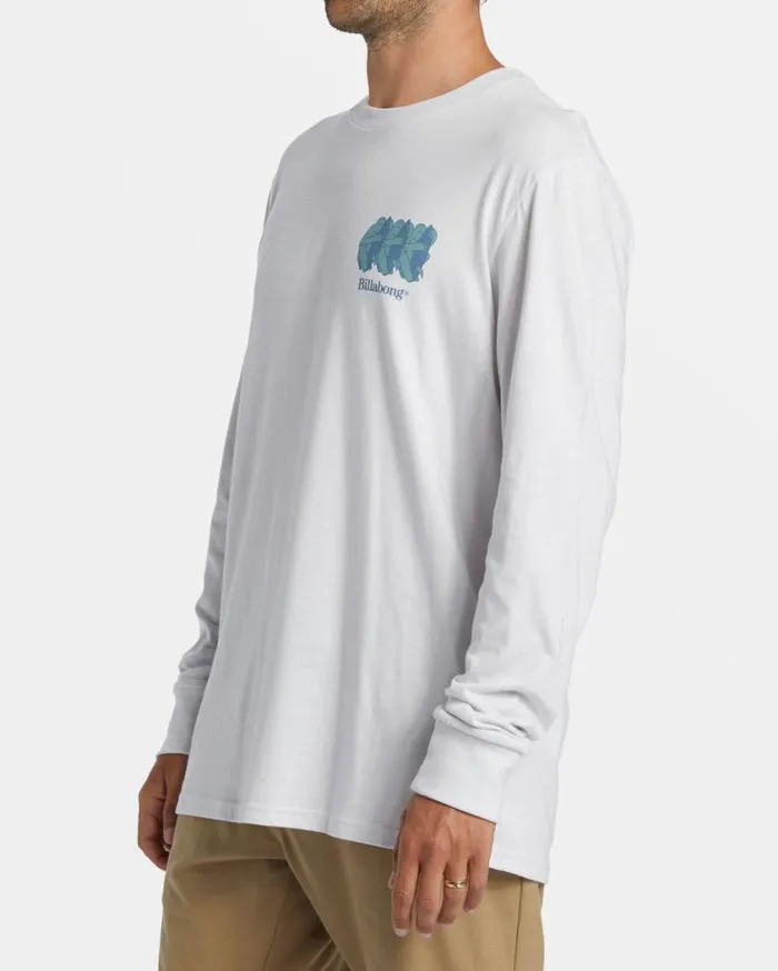 Billabong Spiritual Long Sleeve Tshirt Fog Mens TShirts Billabong Spiritual Long Sleeve Tshirt Fog Mens TShirts