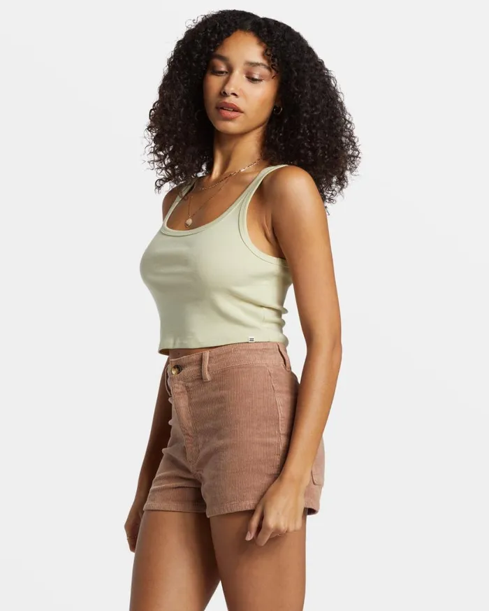Billabong Sun Goddess Tank Knit Light Avocado Womens Tops Billabong Sun Goddess Tank Knit Light Avocado Womens Tops
