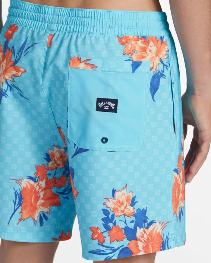 Billabong Sundays Layback 17034 Elastic Waist Shorts Bay Blue Mens Short Length 16034 8211 175034 Billabong Sundays Layback 17034 Elastic Waist Shorts Bay Blue Mens Short Length 16034 8211 175034
