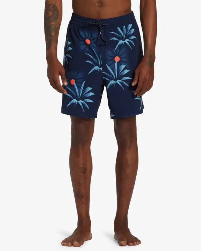 Billabong Sundays Layback 17034 Elastic Waist Shorts Midnight Mens Layback Boardshorts Billabong Sundays Layback 17034 Elastic Waist Shorts Midnight Mens Layback Boardshorts