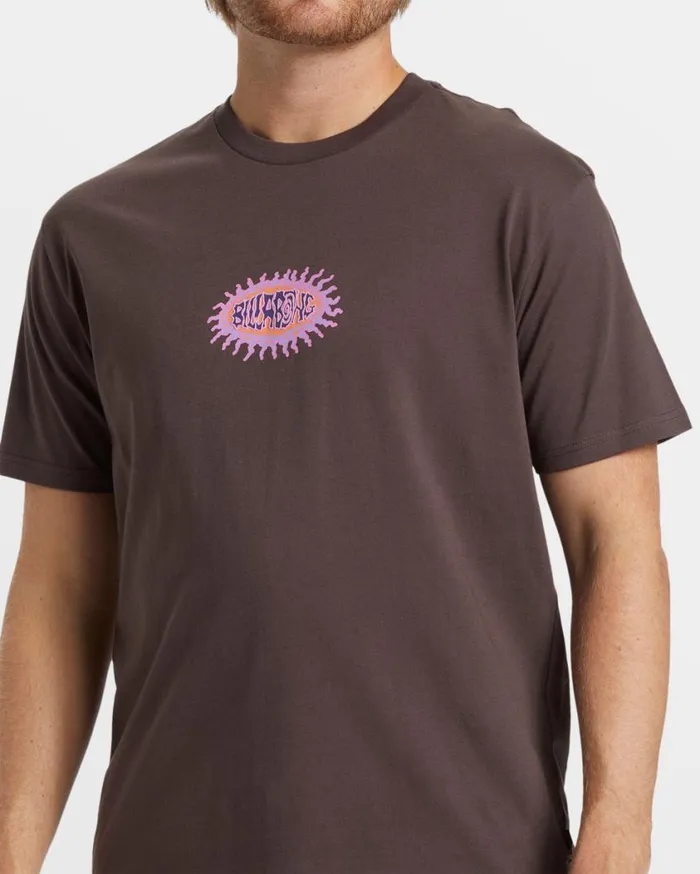 Billabong Sunwarp TShirt Plum Mens TShirts Billabong Sunwarp TShirt Plum Mens TShirts