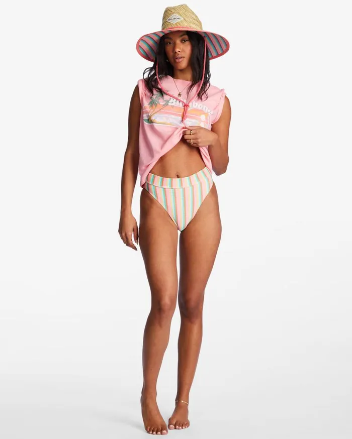 Billabong Tipton Straw Lifeguard Hat Pink Wink Womens Beach Accessories Billabong Tipton Straw Lifeguard Hat Pink Wink Womens Beach Accessories