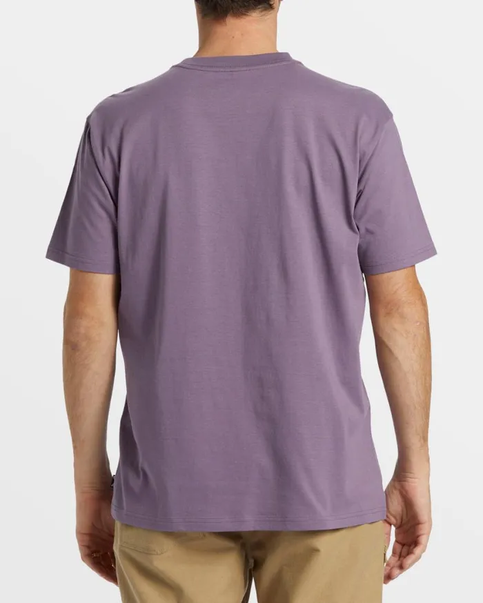 Billabong Topography TShirt Dusty Grape Mens TShirts Billabong Topography TShirt Dusty Grape Mens TShirts