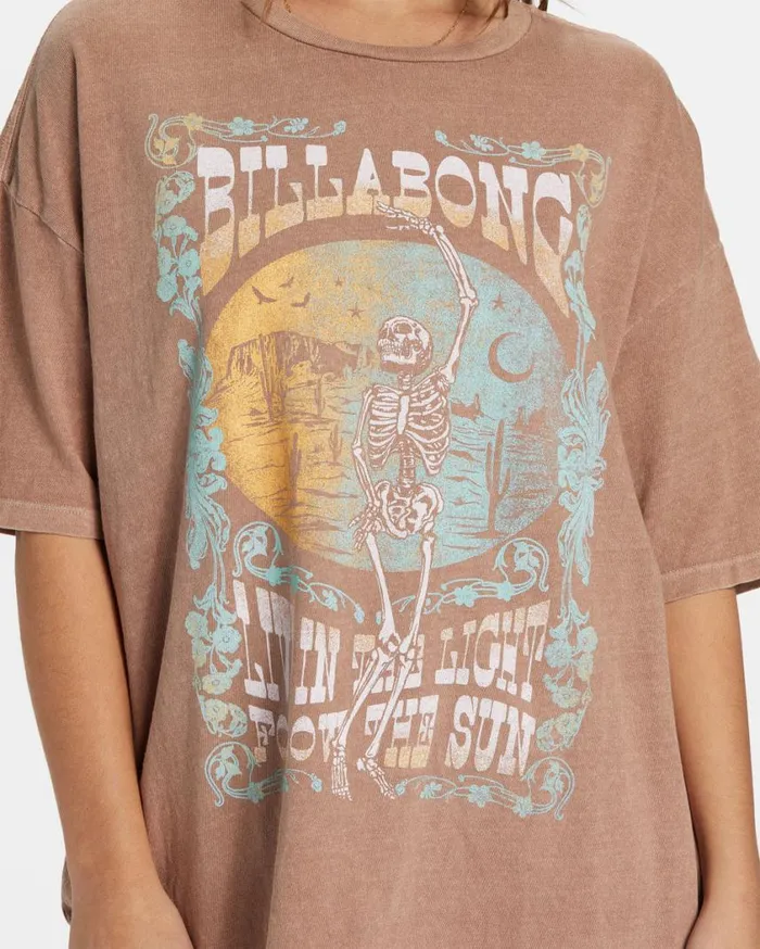 Billabong Walk With Me TShirt Sweet Earth Womens Graphic Tees and Tanks Billabong Walk With Me TShirt Sweet Earth Womens Graphic Tees and Tanks
