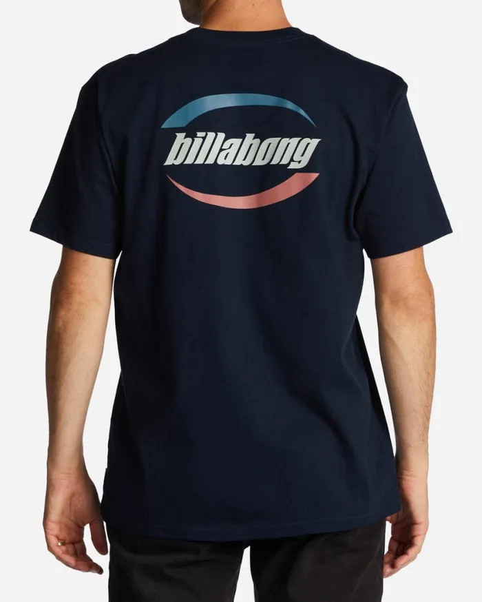 Billabong Walled TShirt Navy Mens TShirts Billabong Walled TShirt Navy Mens TShirts