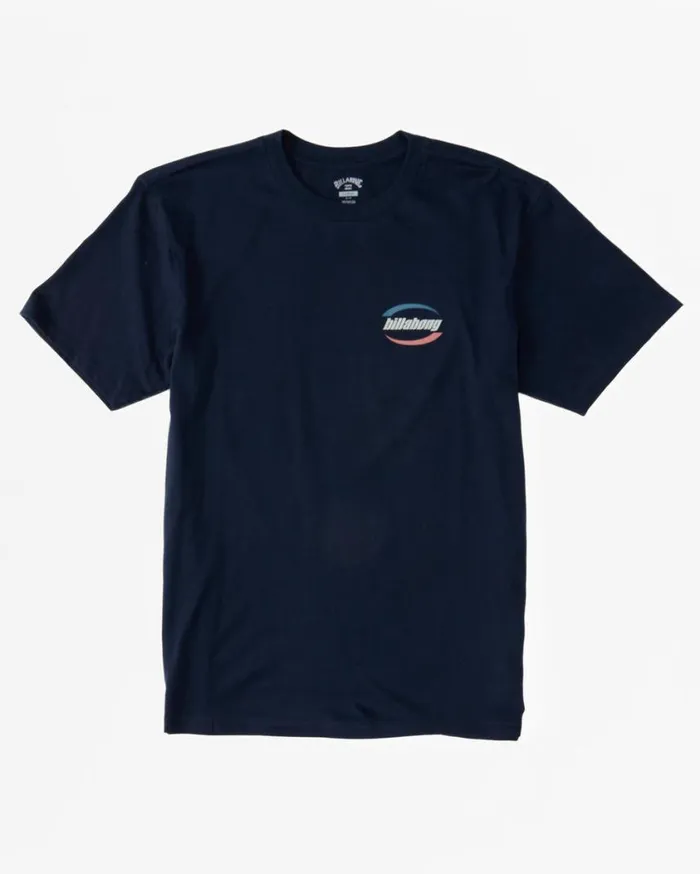 Billabong Walled TShirt Navy Mens TShirts Billabong Walled TShirt Navy Mens TShirts
