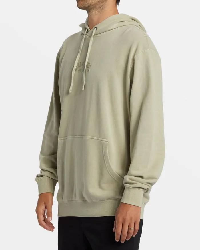 Billabong Wave Washed Hoodie Oyster Mens Hoodies and Fleece Billabong Wave Washed Hoodie Oyster Mens Hoodies and Fleece