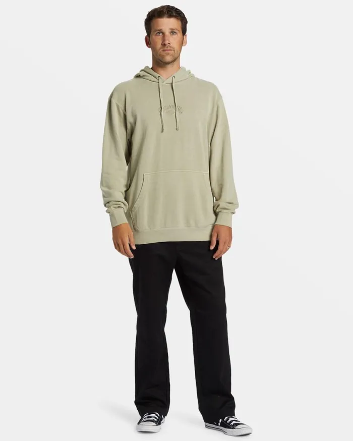 Billabong Wave Washed Hoodie Oyster Mens Hoodies and Fleece Billabong Wave Washed Hoodie Oyster Mens Hoodies and Fleece