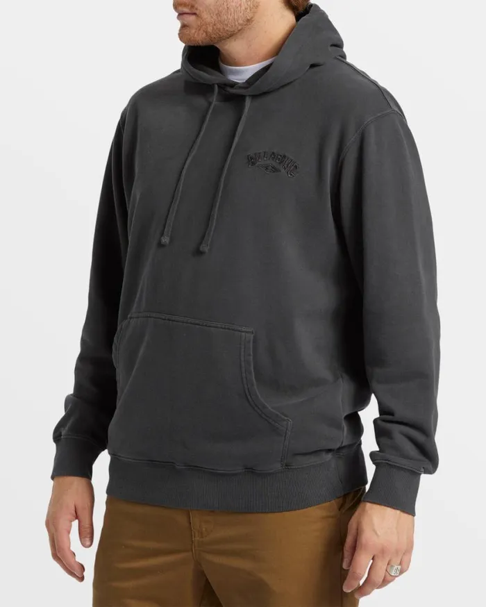 Billabong Wave Washed Hoodie Raven Mens Hoodies and Fleece Billabong Wave Washed Hoodie Raven Mens Hoodies and Fleece
