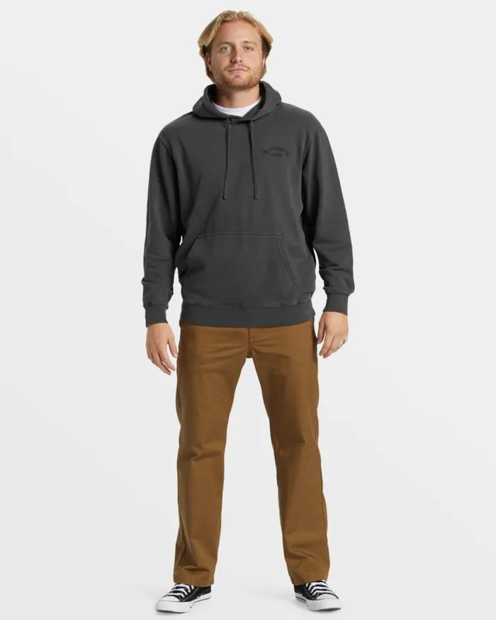 Billabong Wave Washed Hoodie Raven Mens Hoodies and Fleece Billabong Wave Washed Hoodie Raven Mens Hoodies and Fleece