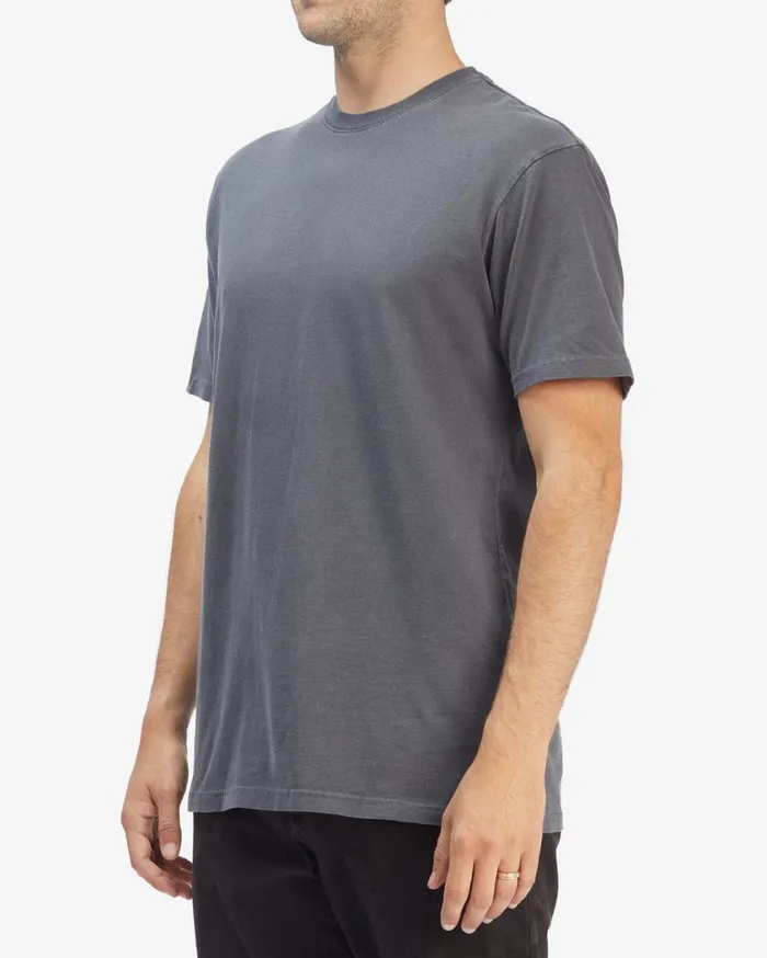 Billabong Wave Washed Short Sleeve TShirt Charcoal Mens TShirts Billabong Wave Washed Short Sleeve TShirt Charcoal Mens TShirts