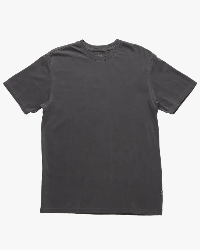 Billabong Wave Washed Short Sleeve TShirt Charcoal Mens TShirts Billabong Wave Washed Short Sleeve TShirt Charcoal Mens TShirts