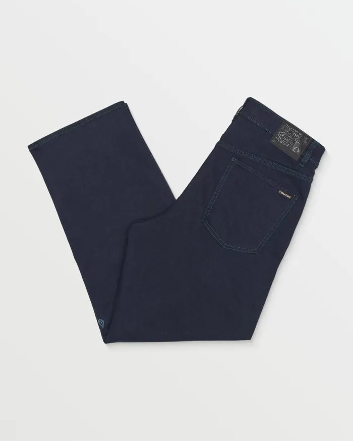 Billow Loose Fit Jeans 8211 Blue Rinse Mens Volcom Jeans