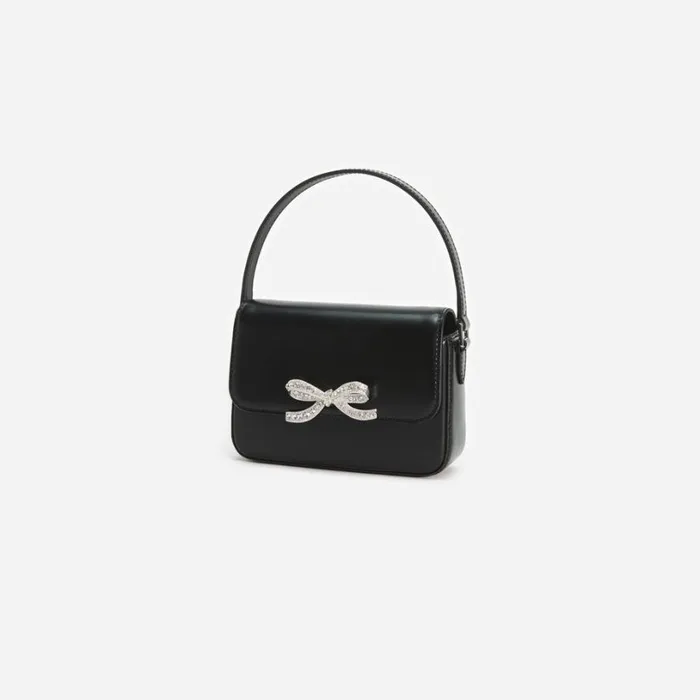 Black Leather Micro Bag Women Self Portrait Micro Black Leather Micro Bag Women Self Portrait Micro