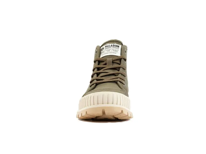 Boots Kids PALLADIUM PALLASHOCK ORGANIC 2 Olive Night Boots Kids PALLADIUM PALLASHOCK ORGANIC 2 Olive Night