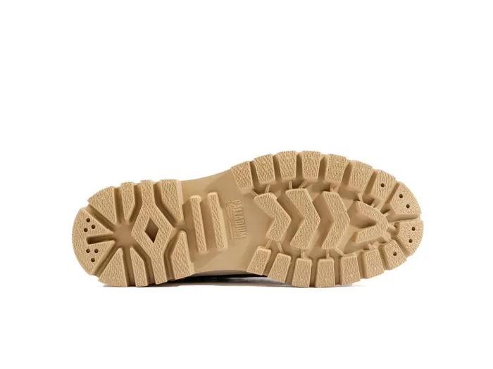 Boots Kids PALLADIUM PALLASHOCK ORGANIC 2 Olive Night Boots Kids PALLADIUM PALLASHOCK ORGANIC 2 Olive Night