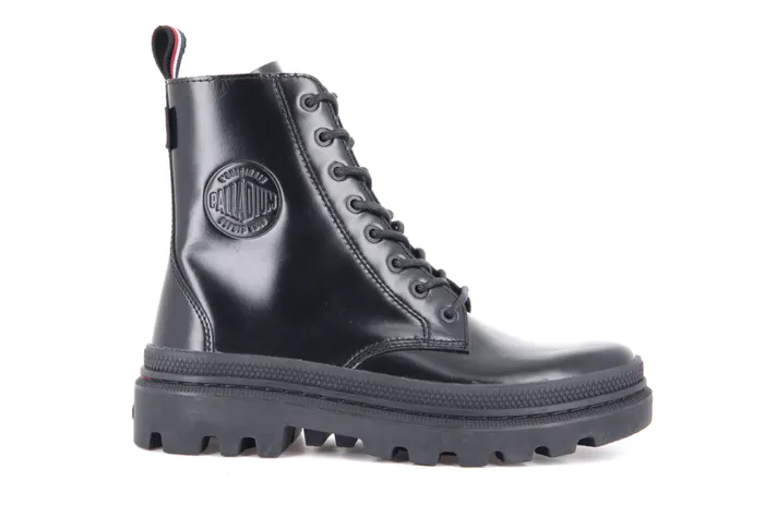 Boots Kids PALLADIUM PALLATROOPER OFF1 Blackblack