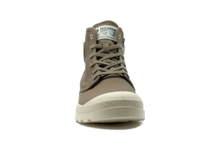Boots Kids PALLADIUM PAMPA HI ZIP ORGANIC Dusky Green Boots Kids PALLADIUM PAMPA HI ZIP ORGANIC Dusky Green