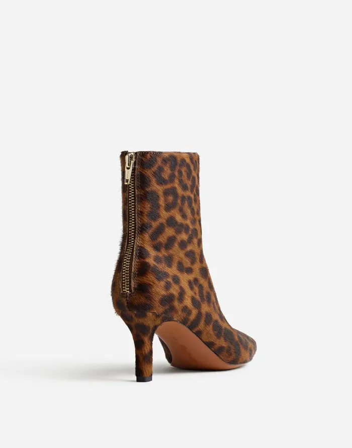 Boots Women Madewell The Dimes StilettoHeel Ankle Boot Caramel Multi