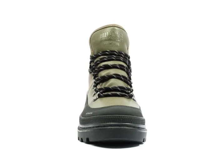 Boots Women PALLADIUM PALLATROOPER HIKER WP X FINISTERRE Olive Night Boots Women PALLADIUM PALLATROOPER HIKER WP X FINISTERRE Olive Night