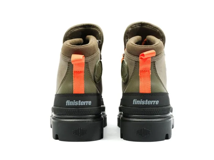 Boots Women PALLADIUM PALLATROOPER HIKER WP X FINISTERRE Olive Night Boots Women PALLADIUM PALLATROOPER HIKER WP X FINISTERRE Olive Night