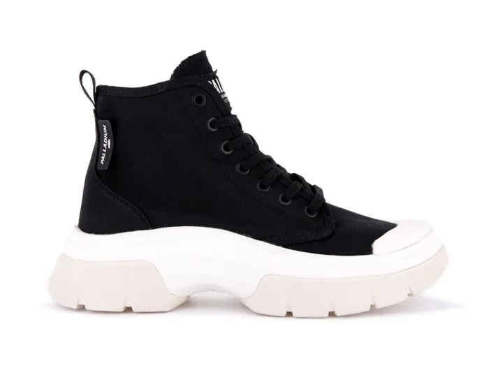 Boots Women PALLADIUM PALLAWAVE Blackmarshmallow