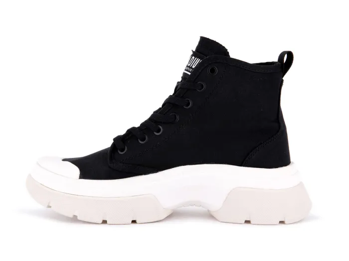Boots Women PALLADIUM PALLAWAVE Blackmarshmallow Boots Women PALLADIUM PALLAWAVE Blackmarshmallow