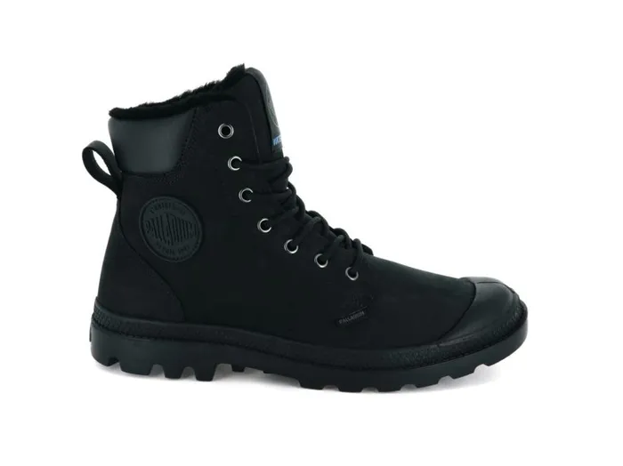 Boots Women PALLADIUM PAMPA SPORT CUFF WPS Blackblack