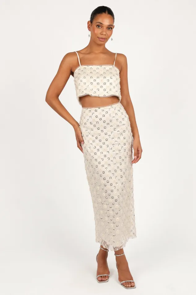Bottega Two Piece Set Cream Matching Sets Petal and Pup Women